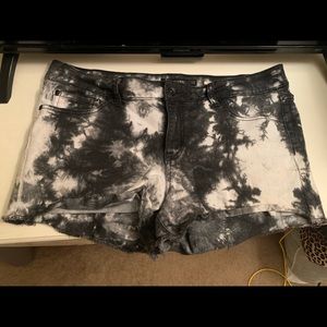 BlackHeart Tie Dye Shorts